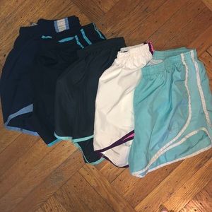 5 pairs of nike shorts